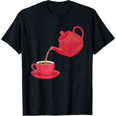 Teapot Teacup Tea Fans Barista T-Shirt