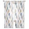 Leaves Modern Curtain For Living Room Transparent Tulle Curtains Window Sheer For The Bedroom Accessories Decor