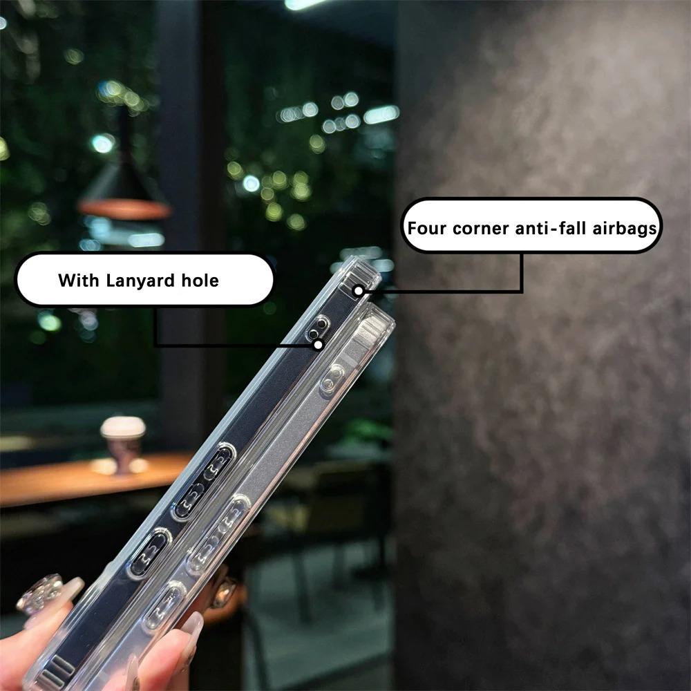 Gradient Laser Love Heart Pattern Clear Case For Google Pixel 10 9 Pro XL 10A 9A 8 8Pro 8A Glitter Transparent Shockproof Cover