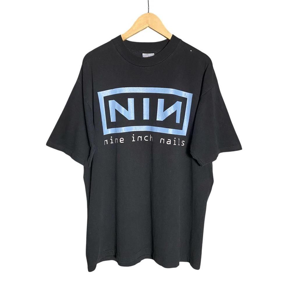 Vintage 90s Nine Inch Nails Nothing Black Unisex Tshirt Reprint S-5XL KH9577 XL