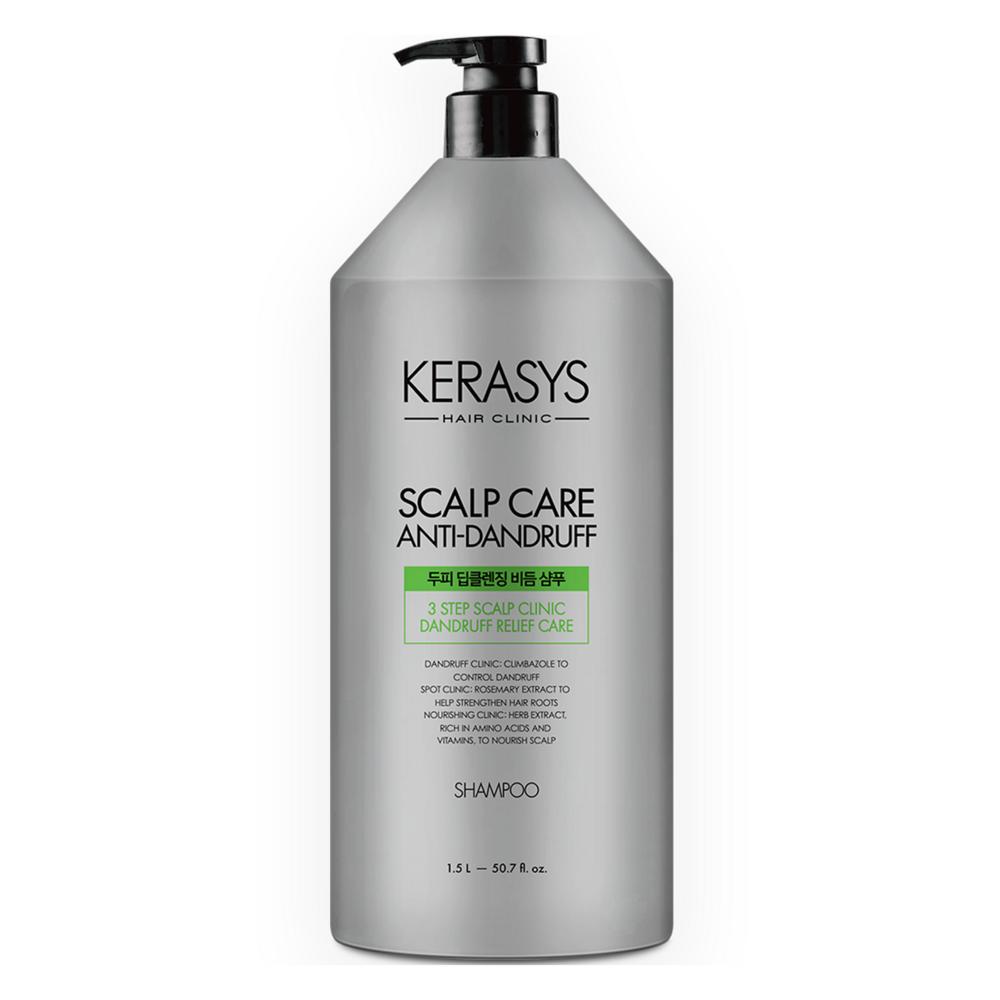 Kerasis Deep Scalp Cleansing Dandruff Clinic Shampoo Clean & Fresh Scent 1.5L 1 pcs