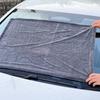 SHSCLY Microfiber Car Wash Super Absorbent Dryer Can Be Used On Both Large 1 Piece Towel, Cloth, Sides, Thick, Gray, 90x60cm,