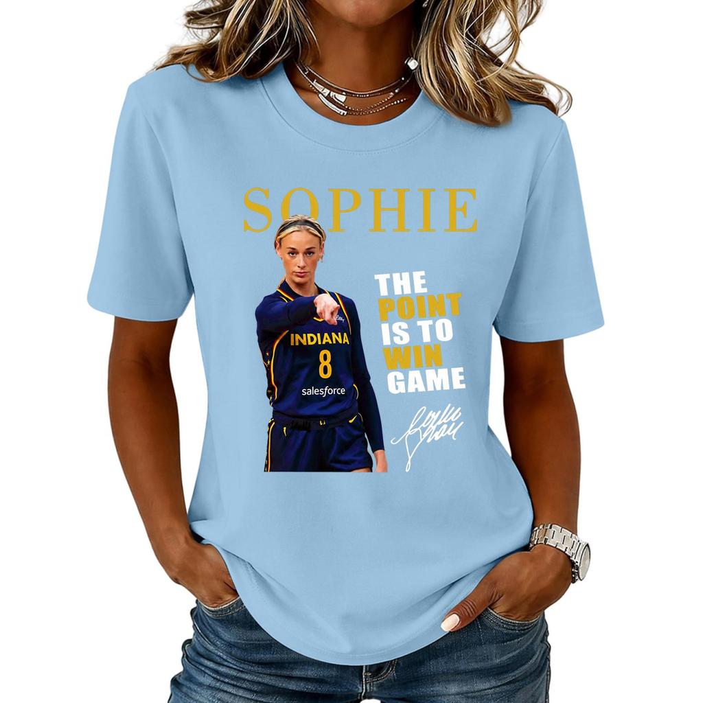 Unisex Casual Letter Print Neck Short Sleeve T-Shirt for Everyday Wear