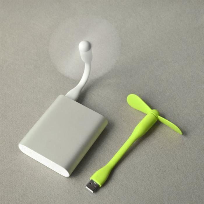Ventilateur USB - YIOU - Mini - Flexible - Silencieux - Vert