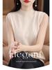 Cross-Border Sleeveless Half-High Collar Women's Slim Knit Camisole - Summer Style Pullover