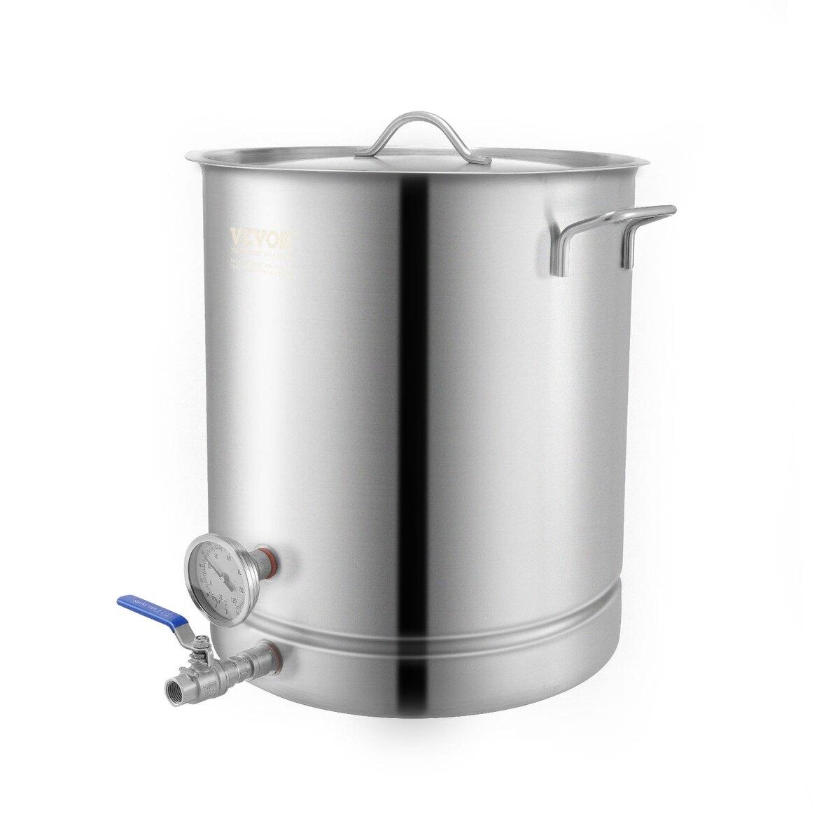 Stainless Steel Kettle, 16 GALLON Brewing