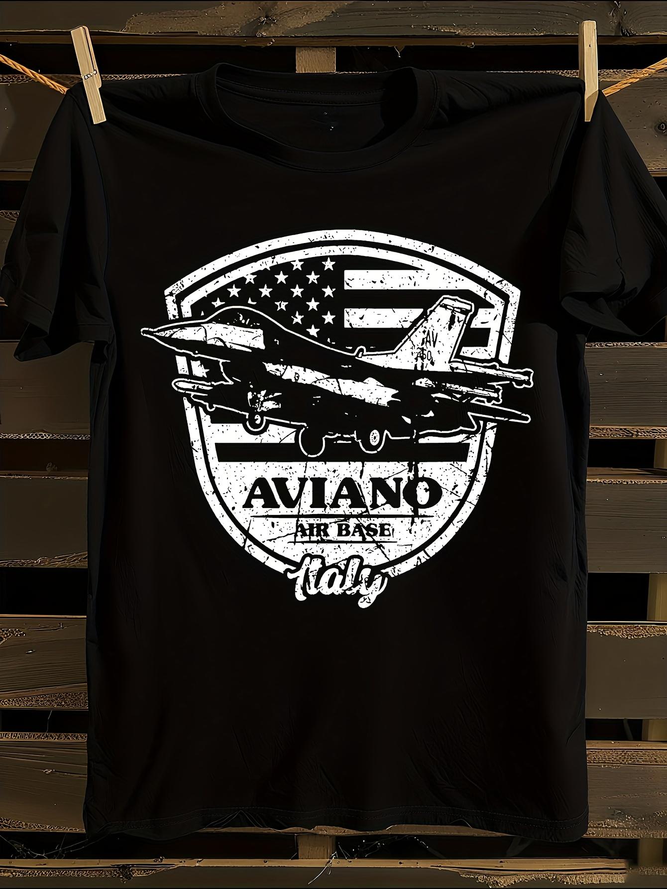 Aviano Air Base USAF Italy F-16 T-shirt S