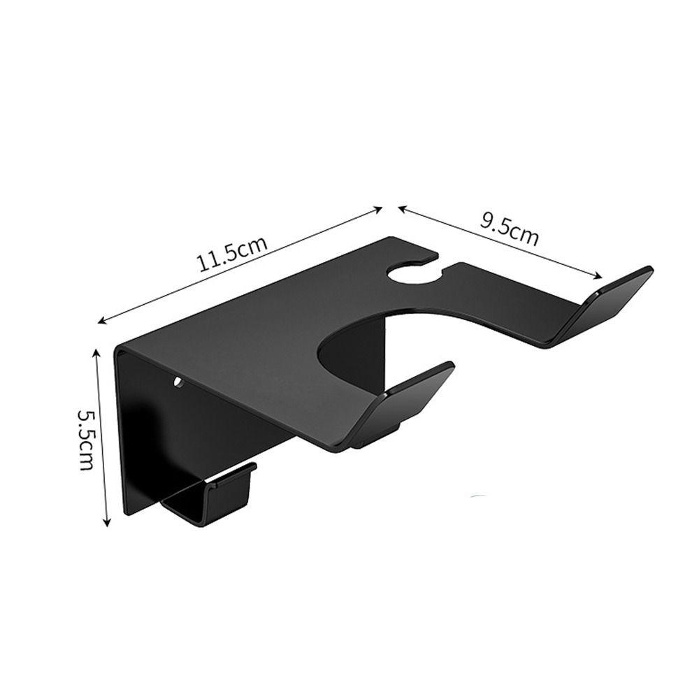 

1 шт. держатель для фена из нержавеющей стали, антикоррозийный органайзер для волос, простая в использовании стойка для хранения дома чёрный