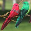 Artificial Bird Three-dimensional Eyes Long Tail Realistic Colorful Fake Animal Bird Garden Prop Decoration for Home