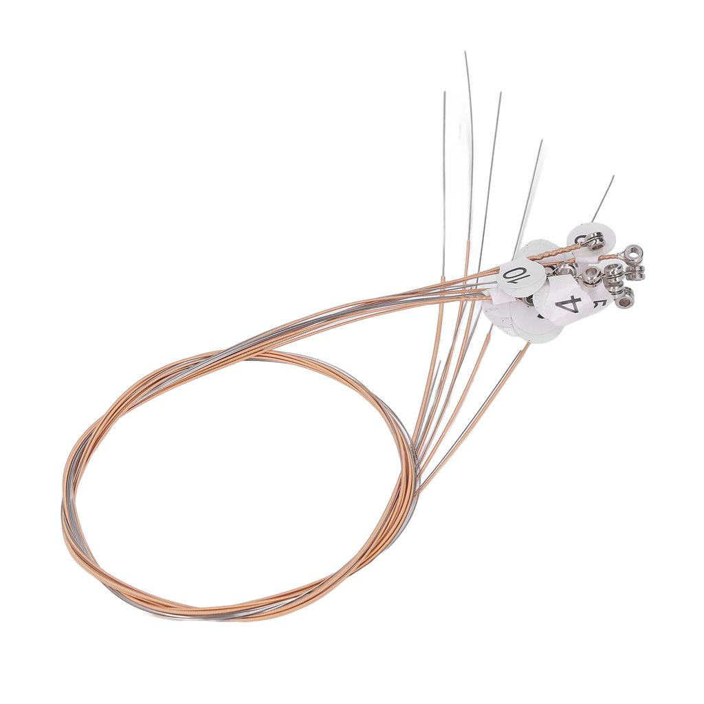 10PCS Lyra Harp Steel String Wear Resistance Adjustable Tone Harp String Set for Replacement