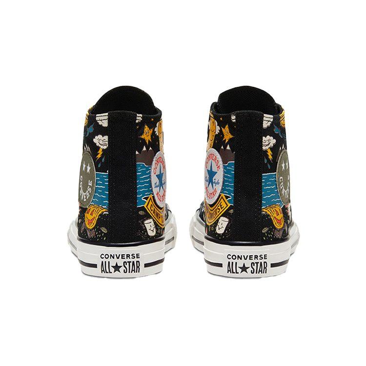 Converse Chuck Taylor All Star High GS 'Summer Camp - Black Amarillo' 667527C