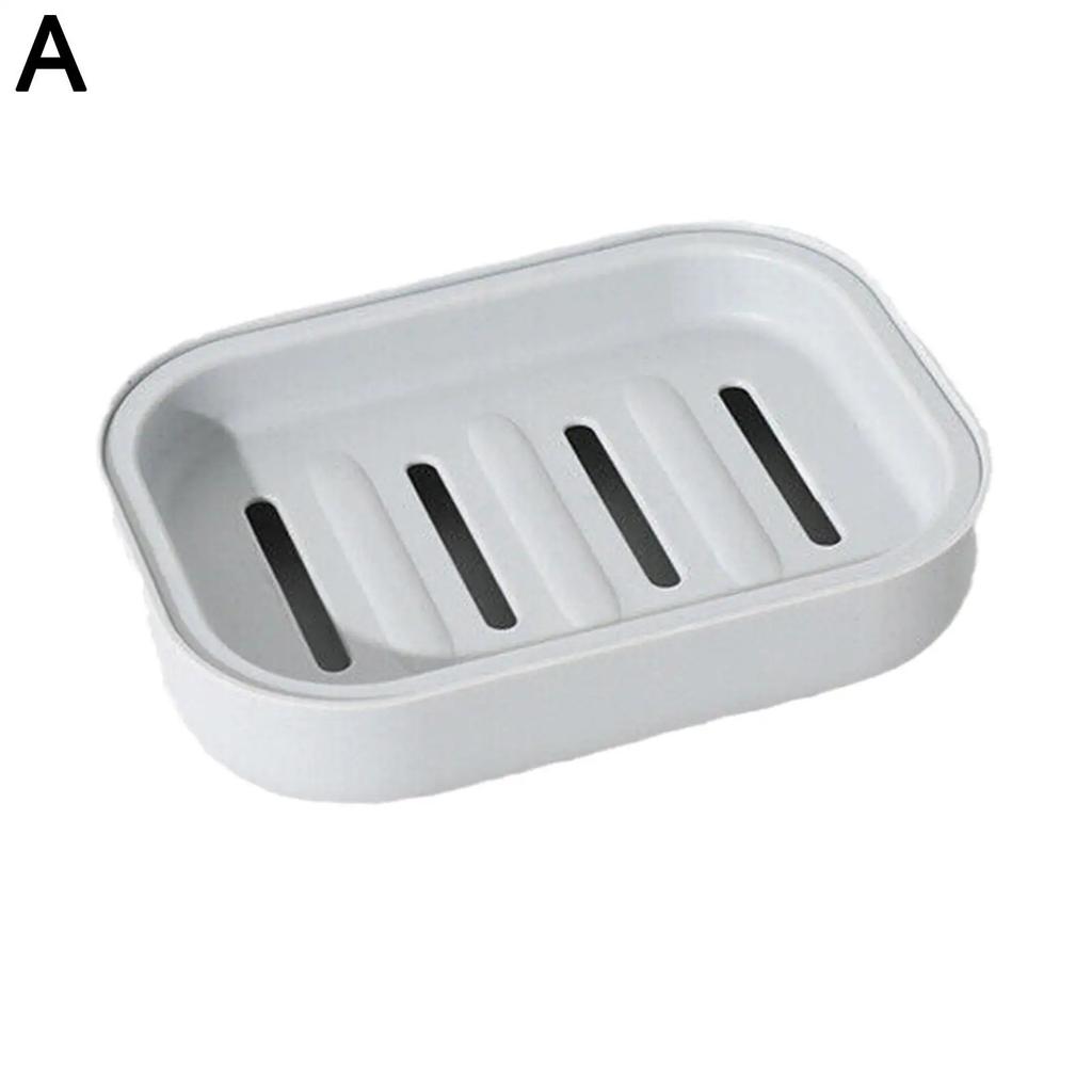 Japanese Soap Dish Bathroom Soap Storage Box Kitchen Dispenser Travel Holder Drain Easy Clean Sponge Waterproof Rack Soap S C0P1