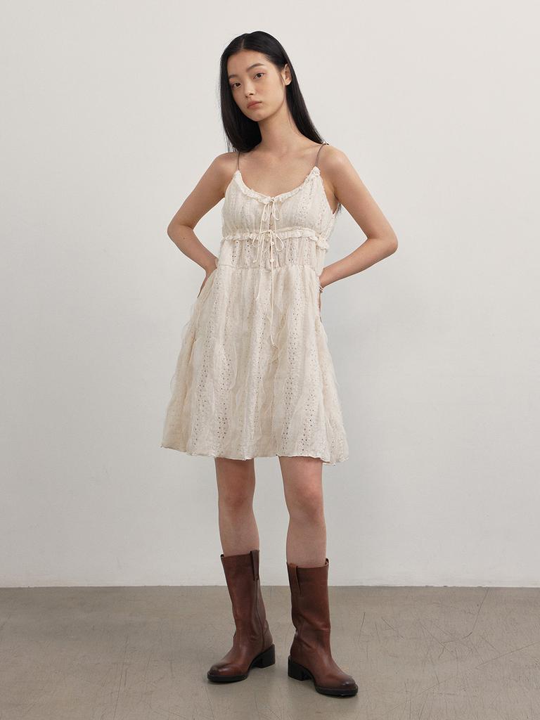 Ganiesong Atlantis Lace Dress_Cream