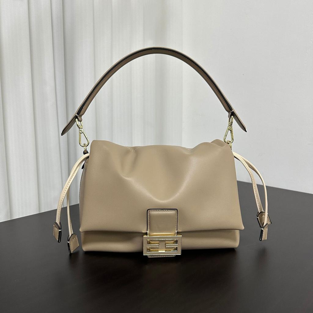 Stil Leneș Nouă Geantă Tip Sacoșă cu Șnur din Piele de Oaie pentru Femei Capacitate Mare Piele Moale Versatilă Geantă de Umăr Piele Crossbody Geantă de Mână