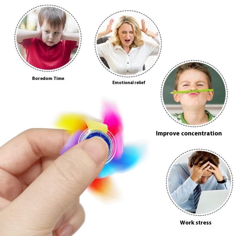 Funy Creative Windmill Fidget Spinner Children'S Birthday Party Baby Shower Wedding Guest New Year Gifts Kindergarten Prizes