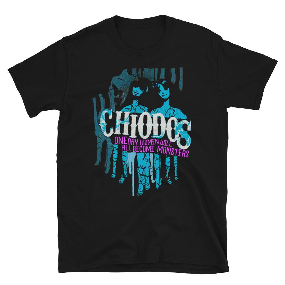

Винтаж Группа Chiodos Тяжелый Хлопок Черная Полный Размер Мужская Женская Рубашка BL313 S