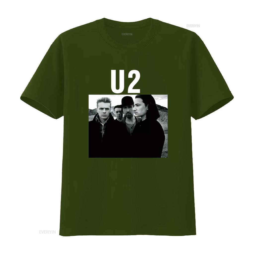 Las Vegas U2 Bootleg Retro 90s Band Concert T Shirt 2023 Long or s Rock Music Fans vintage Washed Stylish Comfortable fashion