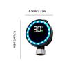 Digital Shower Water Thermometer LED Display Fast Reading Temperature Meter for Kids Baby Bath Safety Kitchen Bathroom Faucet