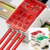 Multiple Output Electrical Enclosures DIN Rail 8 Terminals Port Brass Contacts Sturdy Plastic Housing Daily Use