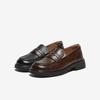 BASTO Leder Damen Plateau-Single-Schuhe