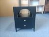Modern Nightstand with 2 Drawers and 1 open compartment, suitable for living room, bedroom and hallway, black,45 x 40 x 58 cm,1 piece