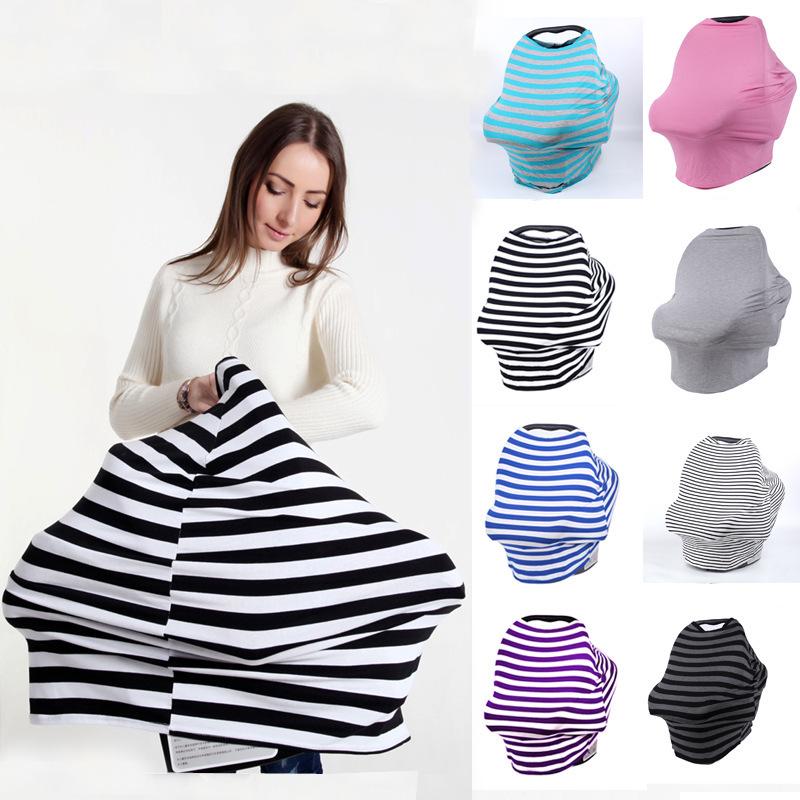 Nursing Cover & Scarf: Anti-Exposure Breastfeeding, Stroller & Shopping Cart Cover.