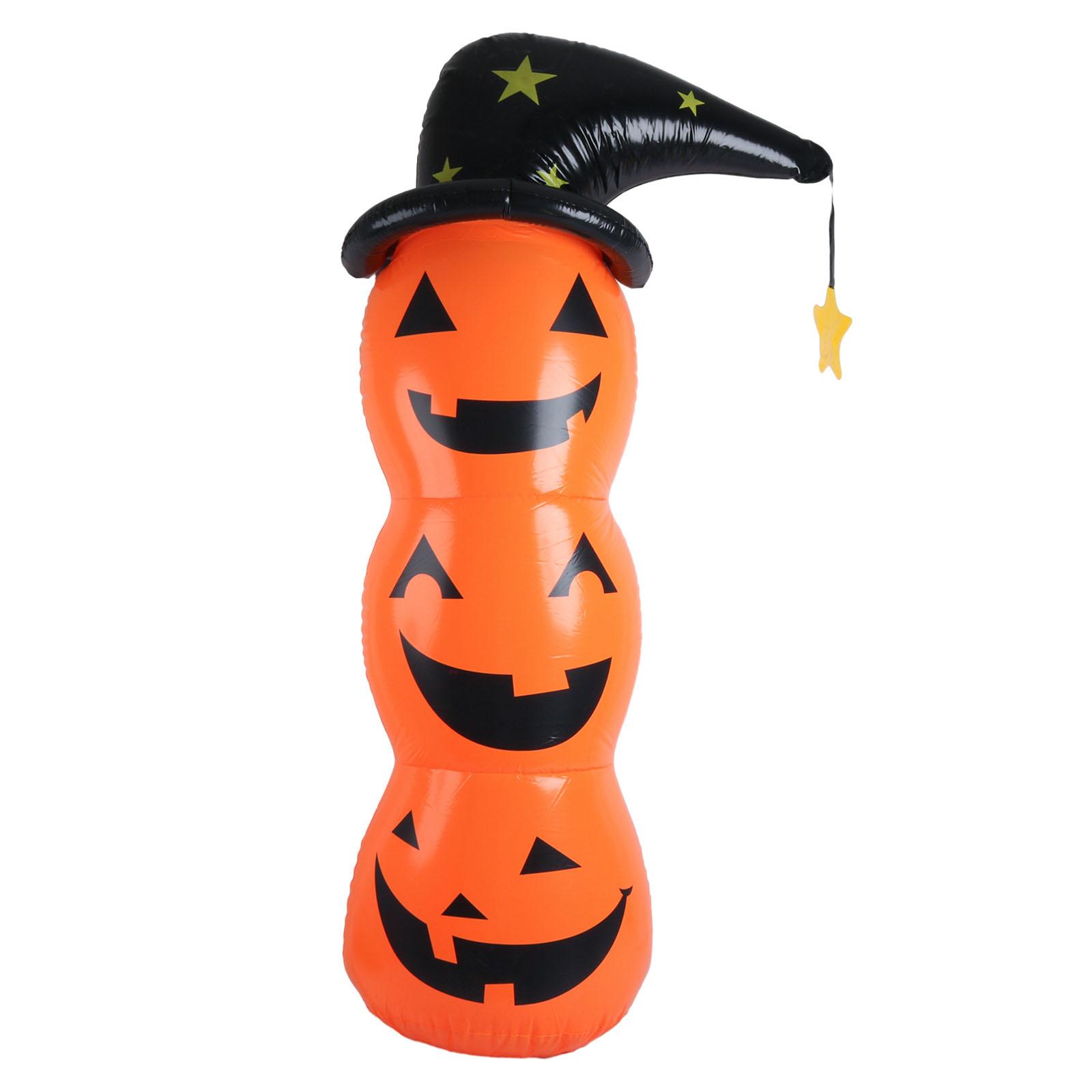 

Halloween Outdoor Ornament Inflatable Pumpkin Head Ghost Field Arrangement Props Halloween Garden Inflatable Ornaments