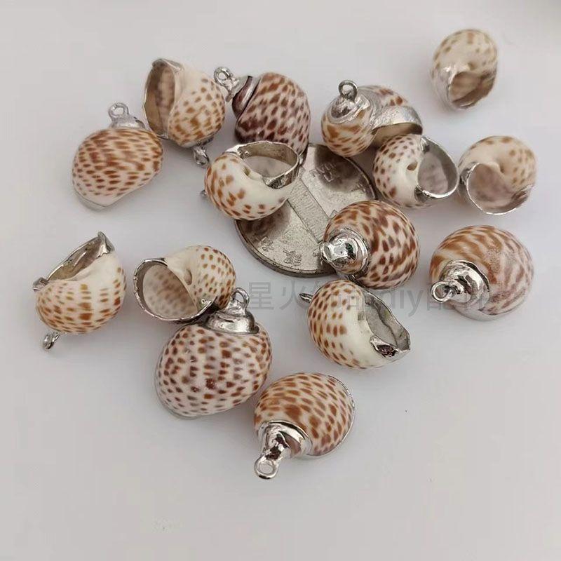 Conch Electroplating DIY Ornament Accessories Earrings Pendant Pendant Creative Handmade Natural Shell