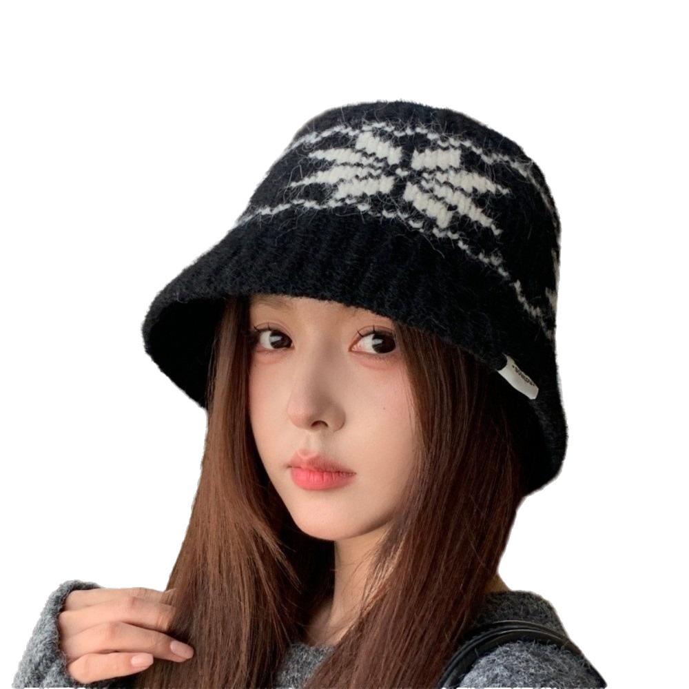 Autumn Winter Beanies Hat Warm Fisherman Cap Fashion Basin Cap for Women