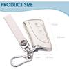 For Lexus Key Fob Cover 4-Button Anti-Scratch Protection Case With Keychain Fit For 2018-2025 ES LS LC UX NX RX GX LX (200T 250H 300H 350H 450H 500H