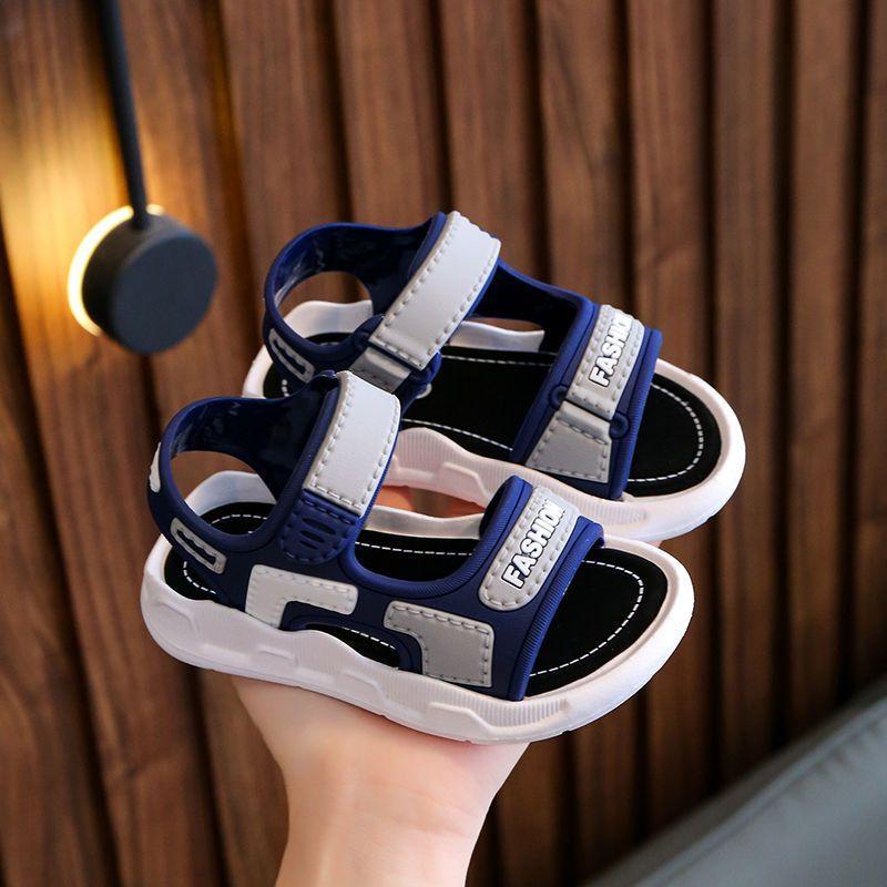 Modische Kinder Sandalen Babyschuhe Junge Weiche Sohle Rutschfest Jungen Mädchen Sandalen Kleinkind Kinderschuhe Sommer Strand 2-10 Jahre