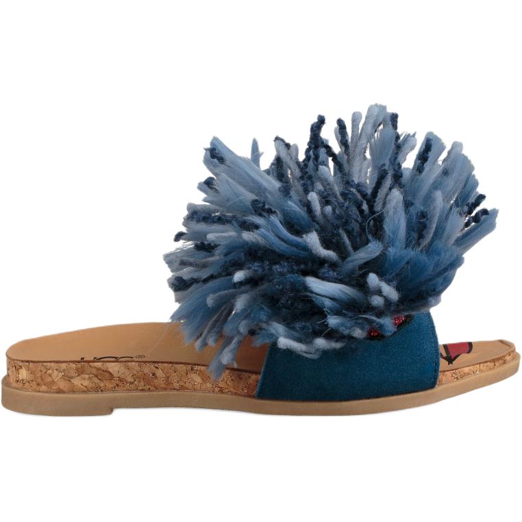 UGG Willow Slide Comfortable Versatile Rubber Kids Home Slippers Kids slippers Blue 1092312K