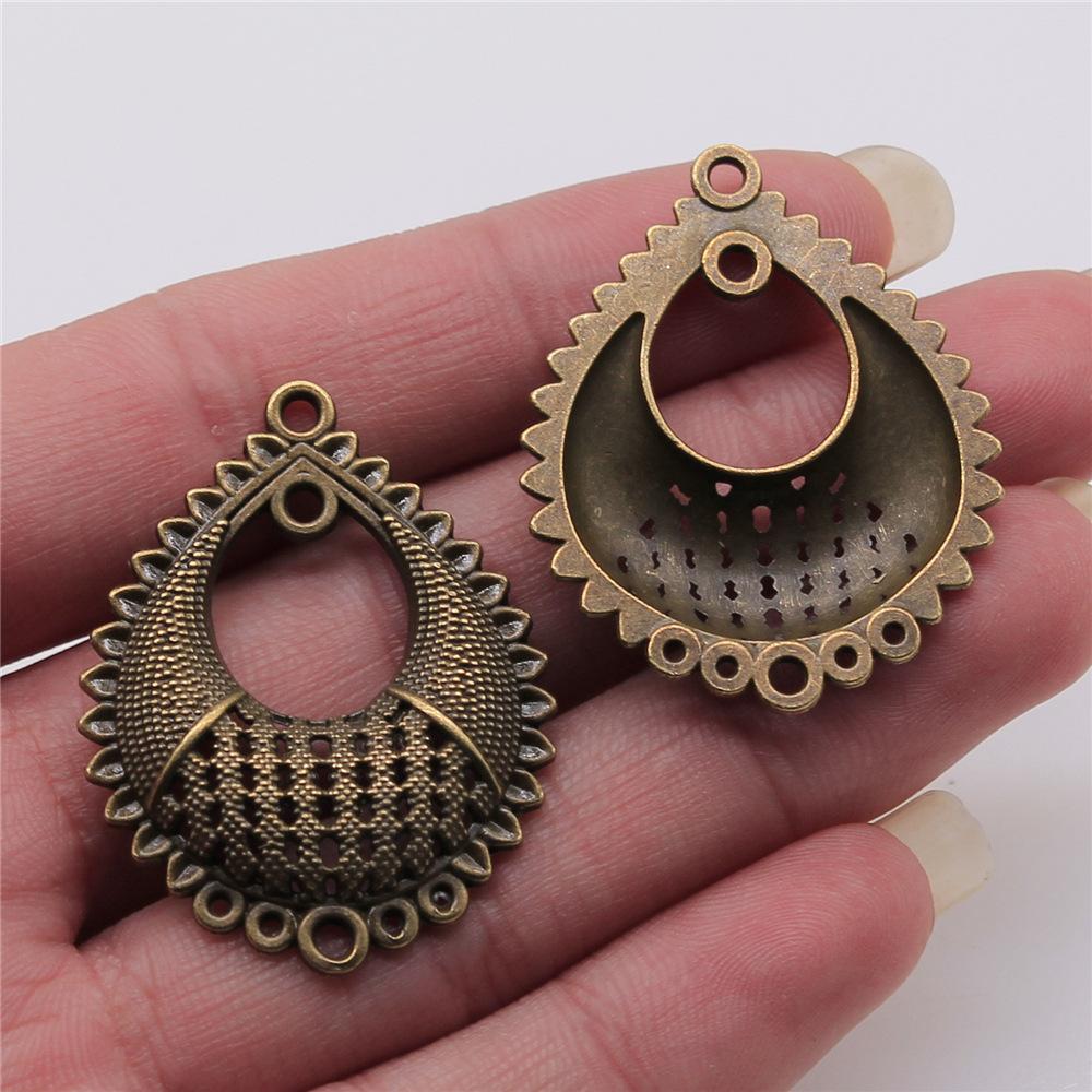 4pcs Earring Pendant For Earring Making Vintage Bohemia Earring Connector For DIY Jewelry Necklace Earrings Making Finding