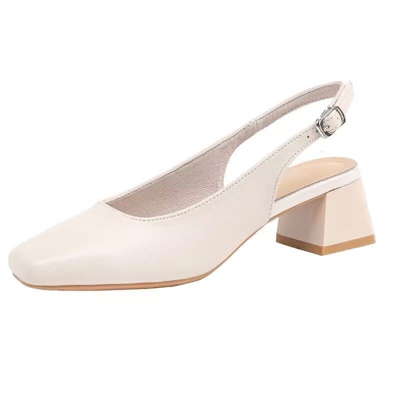 Szpilki Damskie Buty na Obcasie Eleganckie Średni Obcas Czubek Pojedyncze Buty Wygodne Biurowe Damskie Buty Pasek z Klamrą