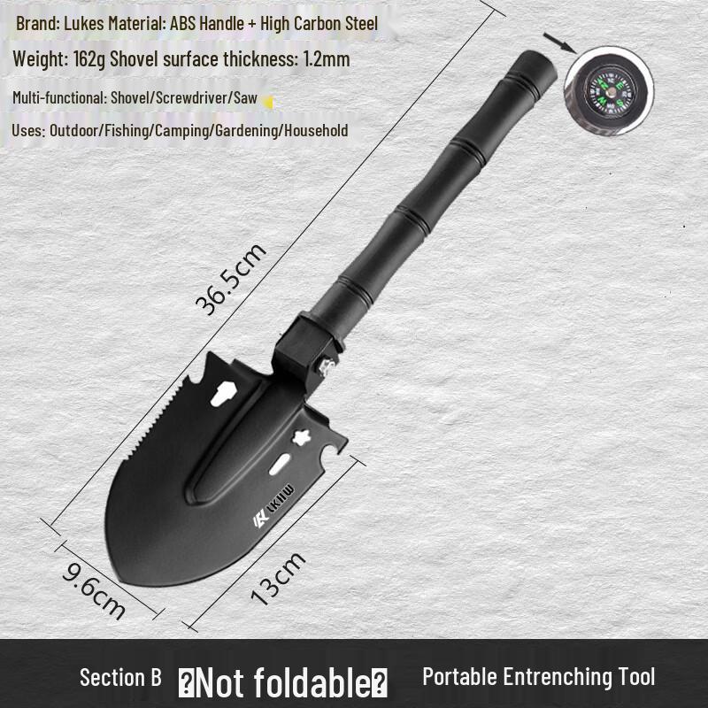 LKHW Multi-functional Folding Camping Shovel