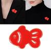 Charming Fish Shaped Pin Gold Silver Plated Lightweight Alloy Accessory Clothing Accessories Gift for Women Friend