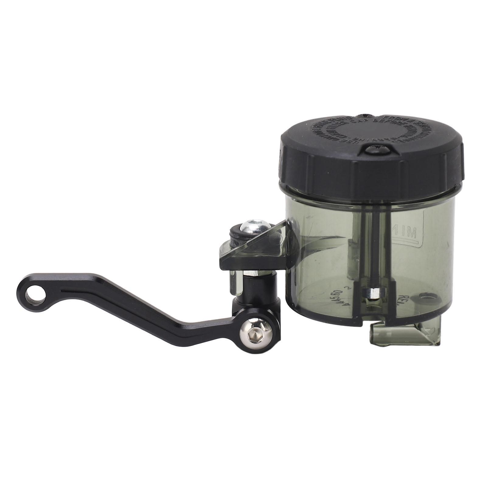 

Motorcycle Front Brake Pump Oil Cup Clutch Cylinder Fluid Reservoir Tank with Long Bracket 10cm