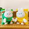 Cartoon Rabbit Potato Chips Plush Toy Cute Snack Potato Chips Rabbit Doll Doll Sofa Throw Pillow Gift