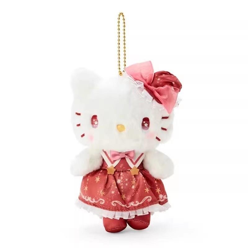 Lovely Magic Girl Hello Kitty Plush Toy Soft Pp Cotton Filled 20cm Collectible
