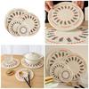 Set of 4 Use Friendly Round Tables Mats Portable Heat Insulated Tables Placemats Elegant Round Dining Cushion
