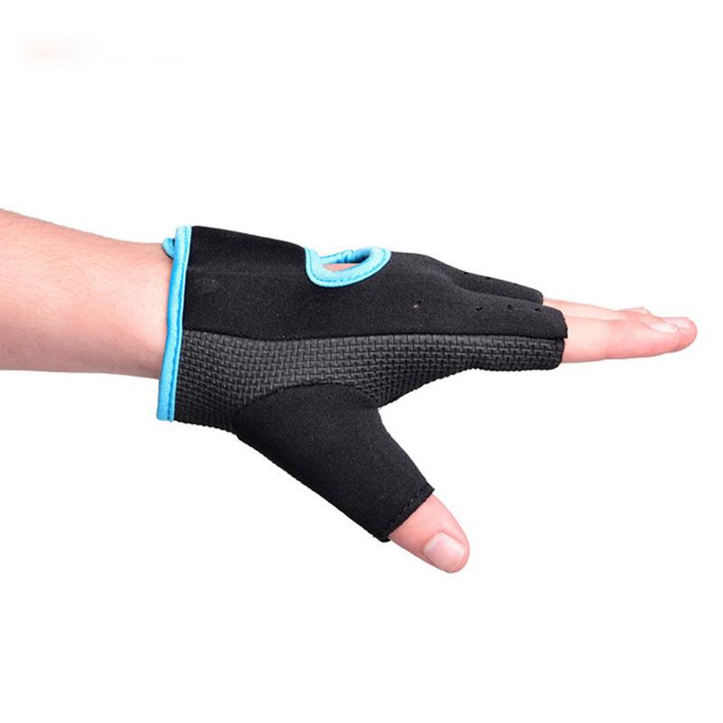 Custom Logo Weightlifting Half-Finger Breathable Non-Slip Water Resistant Unisex Gym Gloves for Workout and Sports