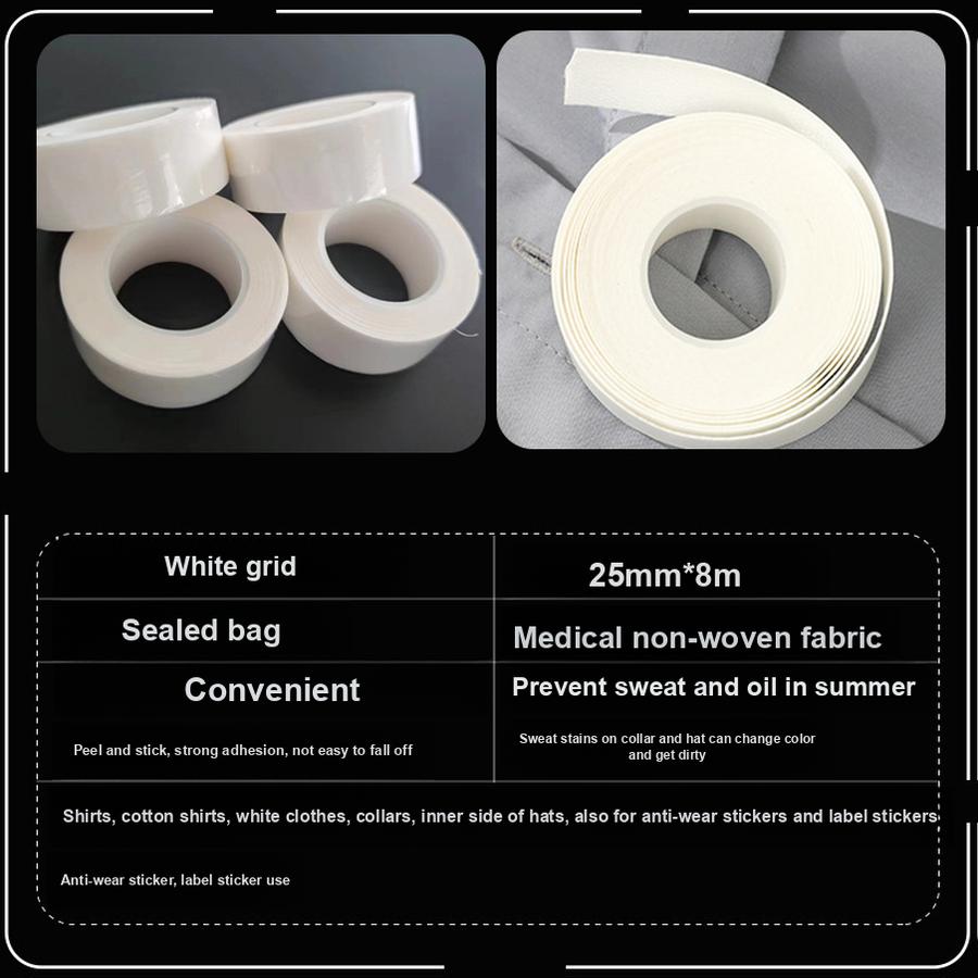 Invisible Sweat Absorption Patches for Shirt Collar and Sleeve - Men's Shirt Accessories
