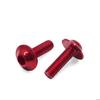 Boulon de carénage SOURCING MAP 15pcs M6x20mm plaque vis hexagonale vis carénage rouge pour Moto