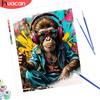 HUACAN Paint By Number Canvas Orangutan Animal Drawing Kits Painting On The Wall Colorful On Canvas