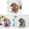 Godzilla Resin Crystal Figurine With Natural Gemstone For Home Decor And Giftgiving