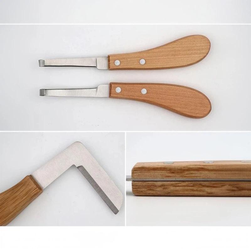 1Pcs Goat Cow Sheep Pig Livestock Hoof Knife Farm Cattle Horses Hoof Cutter Right Left Hand Animal Foot Pruning Veterinary Tools