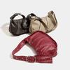 Early Autumn New Model High-quality Vintage Distressed Woven Crossbody Shoulder Bag with Wide Shoulder Strap and Large Capacity