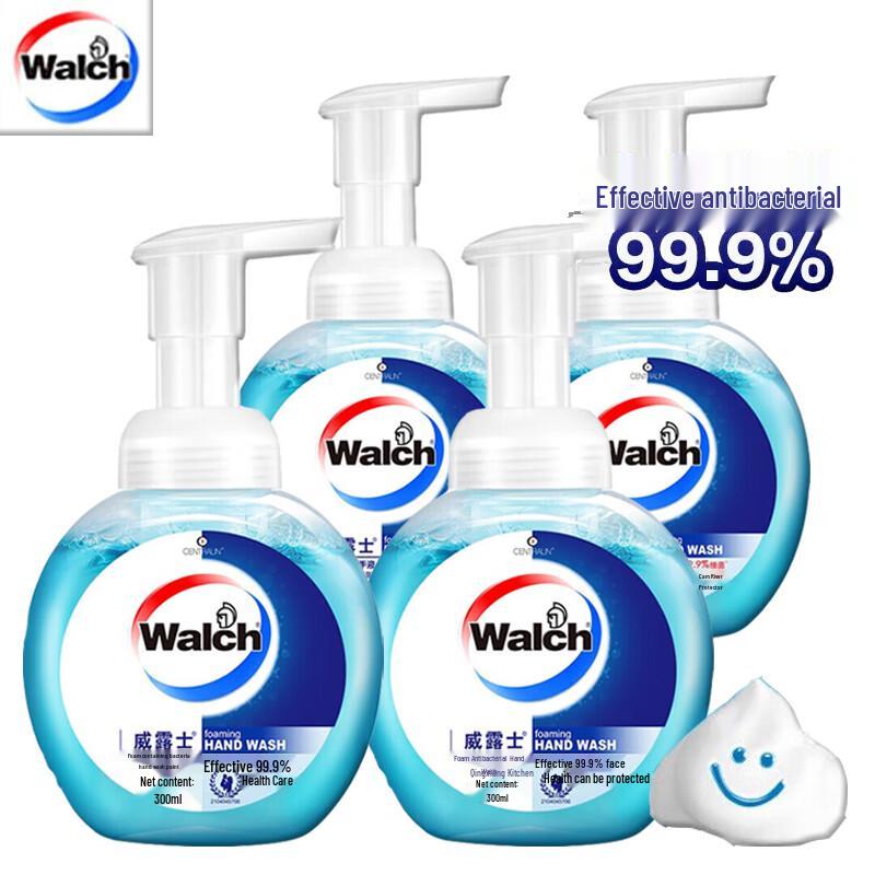 Walch Health Care Foaming Hand Wash (300ml x 4)