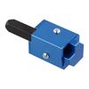 Right Angle Woodworking Chisel for Squaring Door Lock and Hinge Mortising with Spring Loaded Self Aligning Design