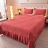 Qingjiufang Milk Velvet Quilted Bed Cover